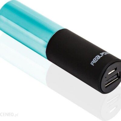 Powerbank Realpower Lipstick 2500mAh zielony (187979)