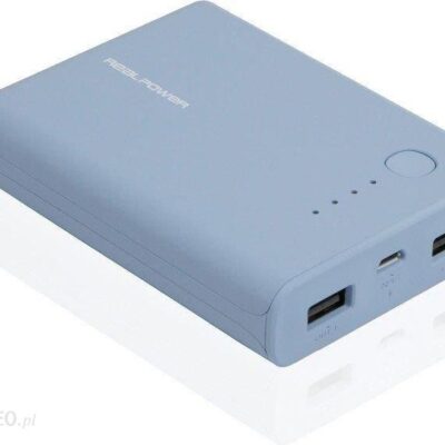 Powerbank Realpower PB-10k 10000mAh Niebieski