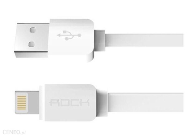 ROCK Kabel USB Lightning do iPhone 200cm biały