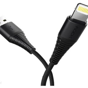 ROCK Kabel USB Lightning Wzmacniany iPhone 120cm czarny