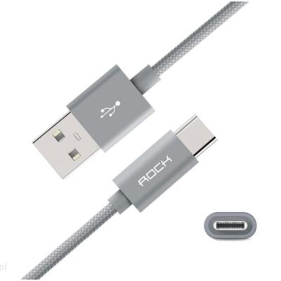 Rock Kabel USB USB-C Typ C Nylonowy 100cm (457)
