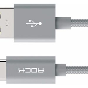 Rock Kabel USB USB-C Typ C Nylonowy 30cm (456)