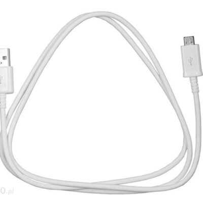 Samsung USB A - Micro USB Biały 1m (ECB-DU4AWE)