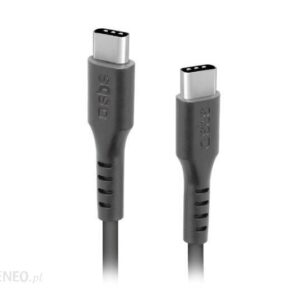 SBS USB-C - USB-C 65 W 1m Czarny (TECABLETC5AK)