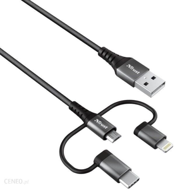 Trust Keyla Extra-Strong 3-In-1 USB 1m