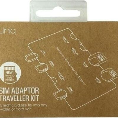 UNIQ Sim Adapter Traveller Kit 7in1 organizer