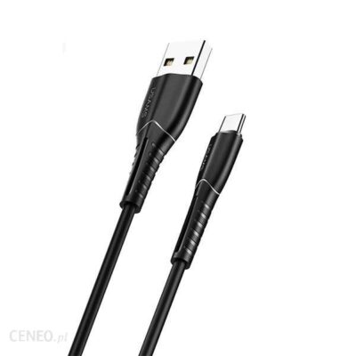 USAMS Kabel U35 USB-C 2A Fast Charge 1m czarny/black SJ366USB01 (US-SJ366)