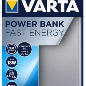 Powerbank Varta 20000mAh Szary (57983101111)