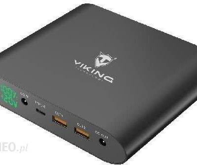 Powerbank Viking Smartech III 25000mAh Czarny (VSMTIII25B)