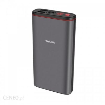 Powerbank Wesdar S59 20000mAh Szary (M555024GY)