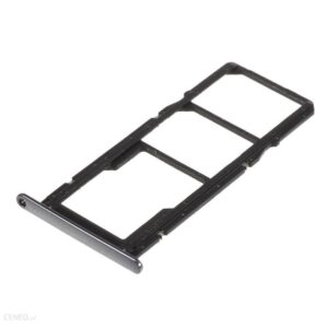 Xgsm Tacka karty DUAL SIM + MicroSD Huawei Y6 2018 Black Czarny