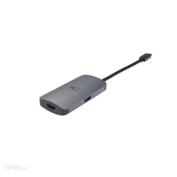 XTORM Adapter USB-C Hub 3w1 szary (xc003)