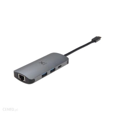 XTORM Adapter USB-C Hub 4w1 szary (xc004)