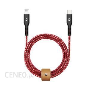 Zendure pleciony nylonowy kabel USB-C 1m czerwony (245746)