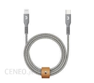 Zendure pleciony nylonowy kabel USB-C 1m szary (245745)