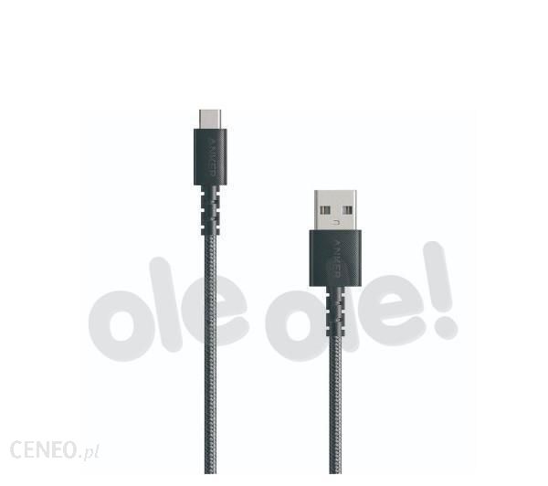 Anker PowerLine Select+ USB - USB-C Czarny (A8022H11)