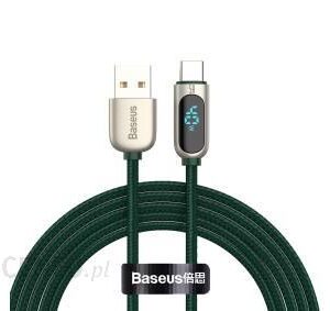 Baseus Display USB - USB-C 2m Zielony (CATSKA06)