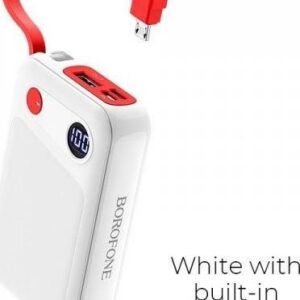 Powerbank Borofone BT24 10000mAh Micro USB Biały