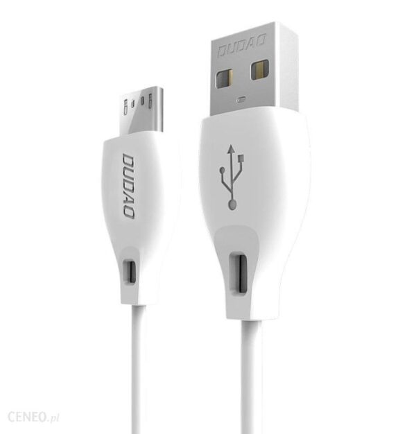 Dudao przewód kabel micro USB 2.1A 2m biały (L4M)