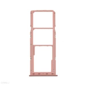Erbord Tacka karty SIM + Micro SD do Samsung Galaxy A51 Pink Różowy