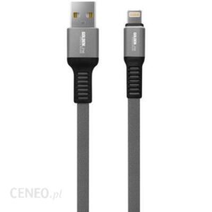 GÖTZE & JENSEN Golden Line USB Lightning 1m Szary (UC01GCAL)