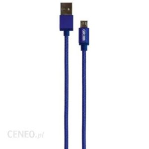 Grixx Kabel USB - Micro USB 1m Niebieski (GRCAMUSBFBL01)