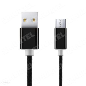hurtel Kabel micro USB 2m Czarny
