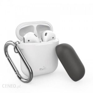 Puro Icon Silicon Case Apple Airpods White + Dark Grey Cap Apcase1Whi11633292