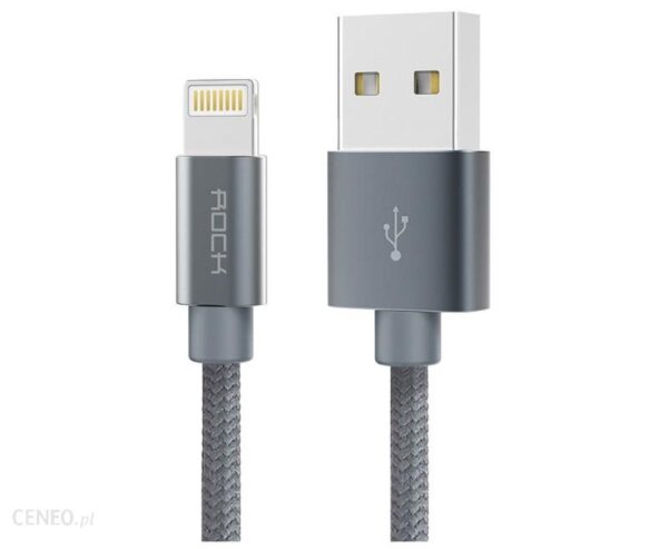 Rock Kabel USB Lightning Nylonowy do iPhone 180 cm (613)