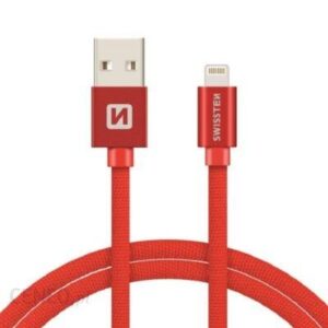 Swissten Kabel USB - Lightning 2m Czerwony (71523306)