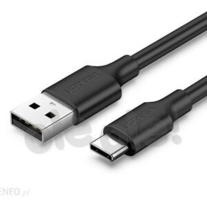 Ugreen Niklowany kabel USB-C 1m Czarny (60126)