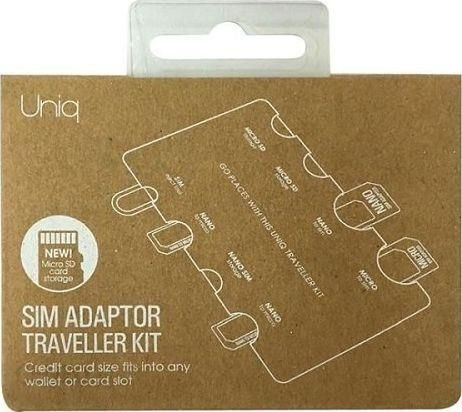UNIQ Sim Adapter Traveller Kit 7in1 organizer
