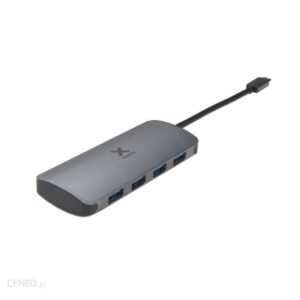 XTORM Adapter USB-C Hub 4xUSB 3.0 szary (xc001)